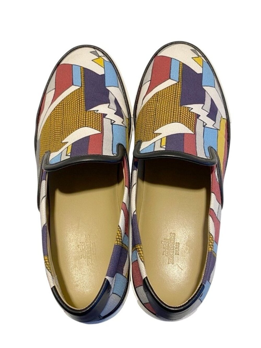 Hermès Men's Canvas Slip-on Shoes / EU 41/ US 8 - Picture 8 of 16